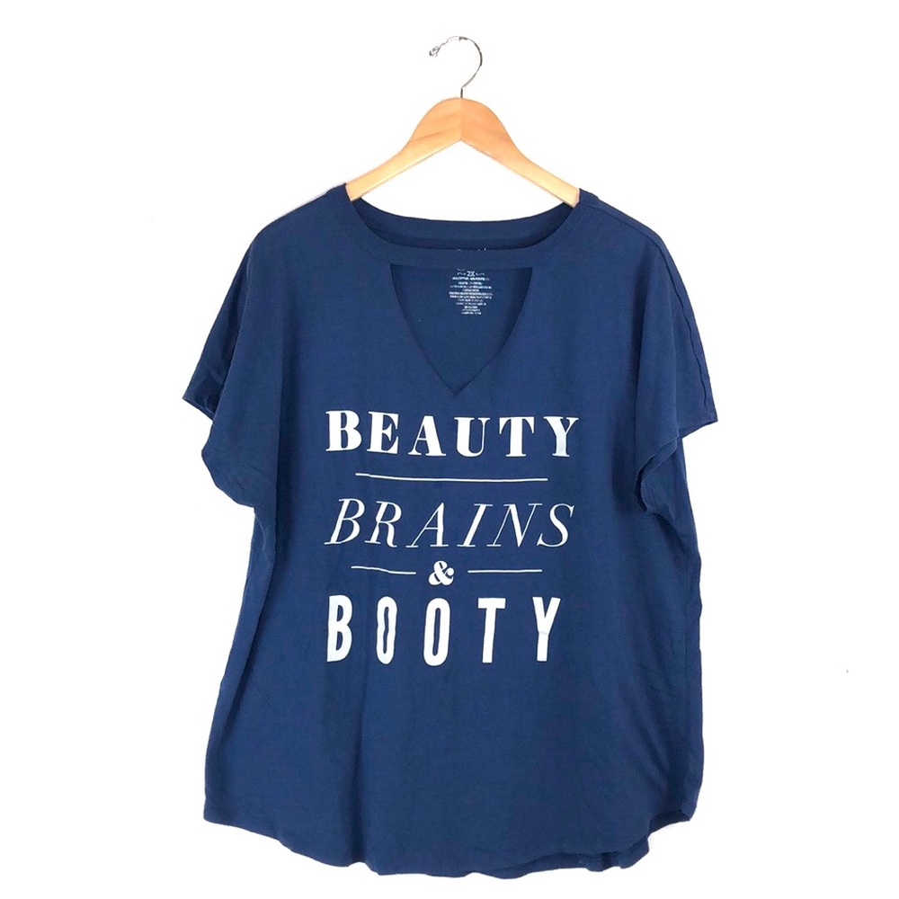 Cold Crush 2X Booty Brains & Booty Choker Neck Tee